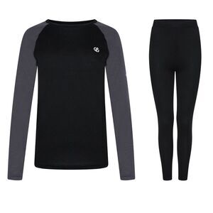 Dare 2B Womens/Ladies SP20 Base Layer Set / Black/Ebony